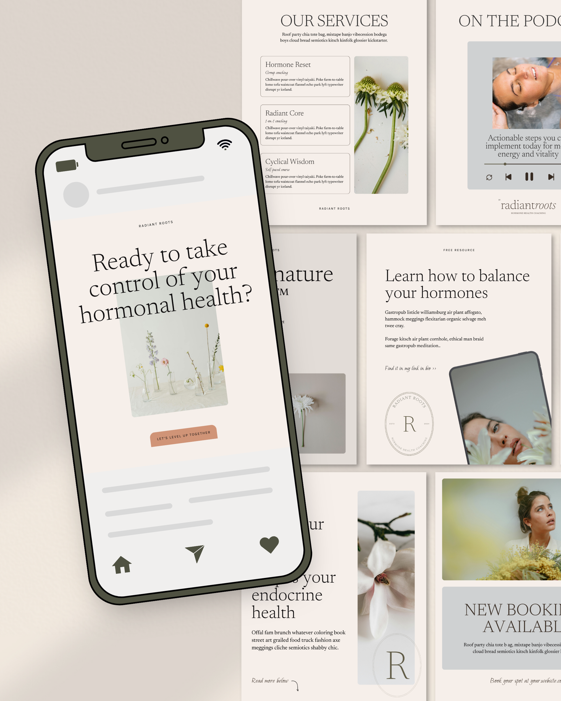Radiant Roots - Instagram Templates