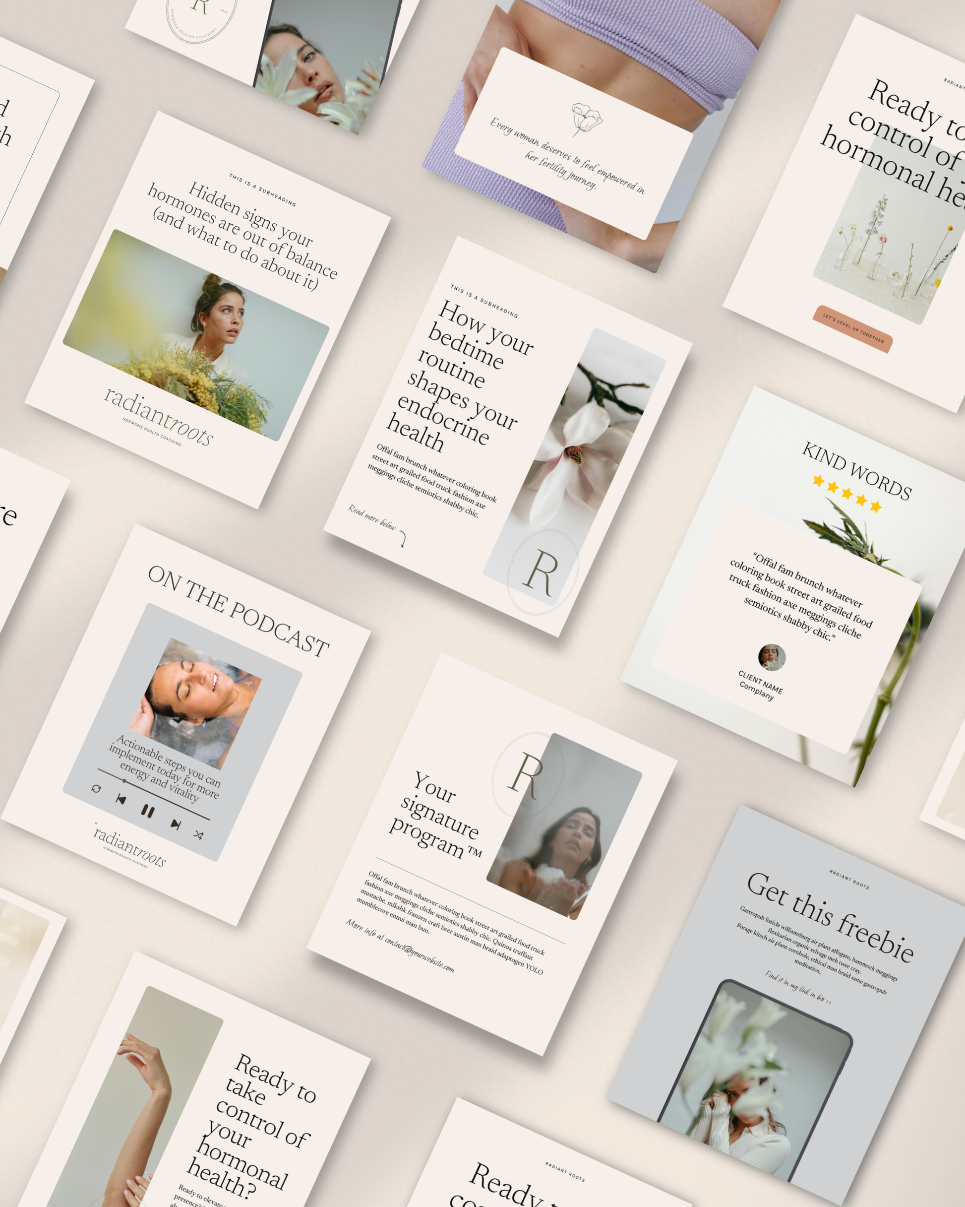 Radiant Roots - Instagram Templates