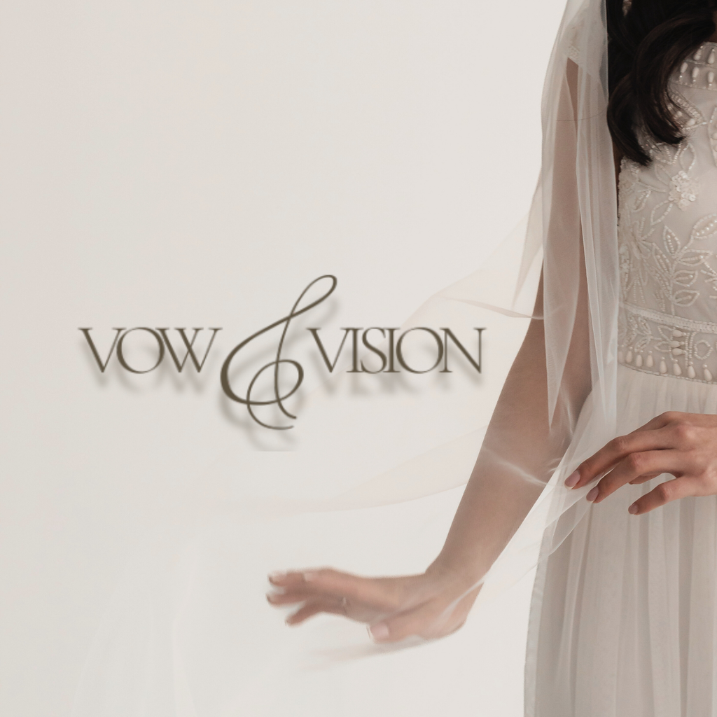 Vow & Vision Brand Kit - Romantic and Refined Branding for Wedding Professionals