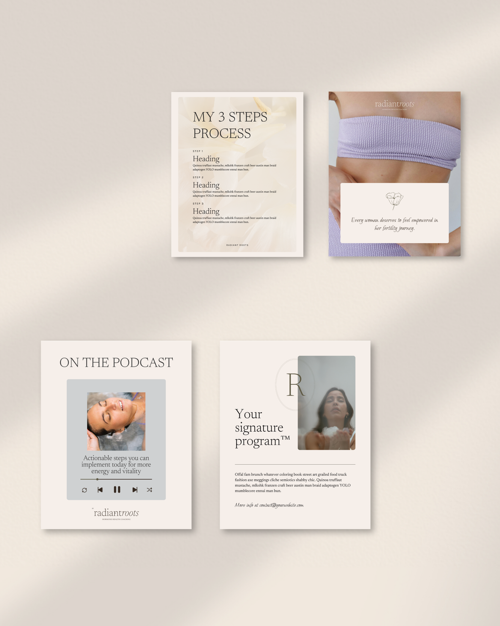 Radiant Roots - Instagram Templates