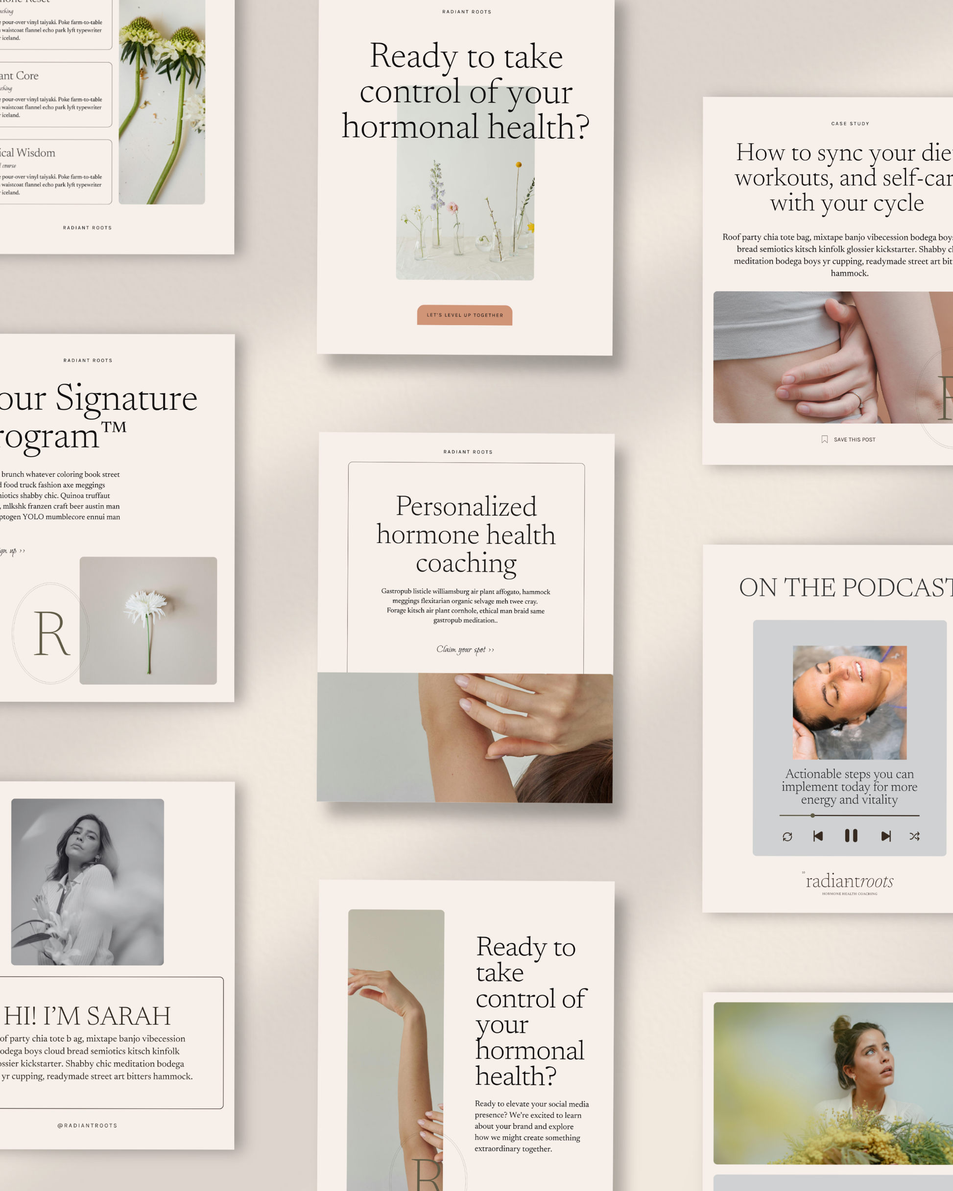 Radiant Roots - Instagram Templates