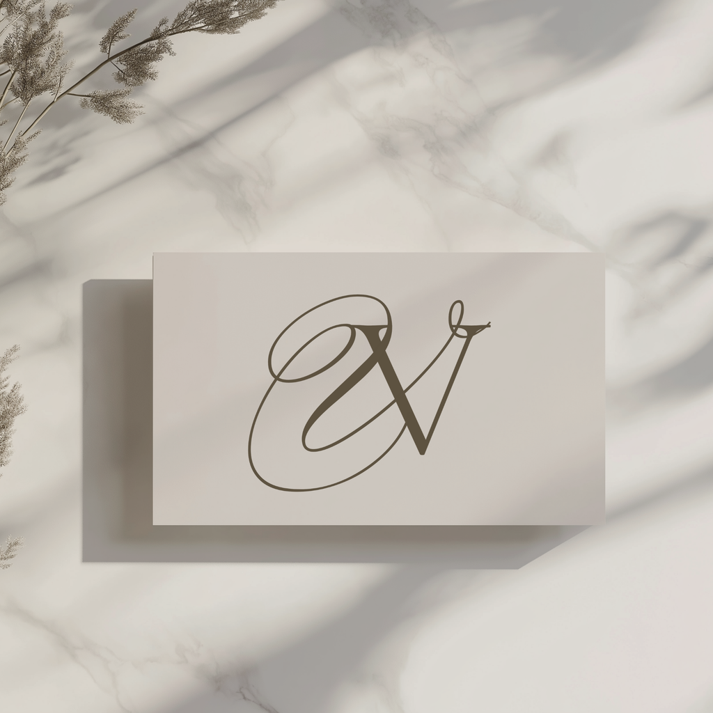 Vow & Vision Brand Kit - Romantic and Refined Branding for Wedding Professionals