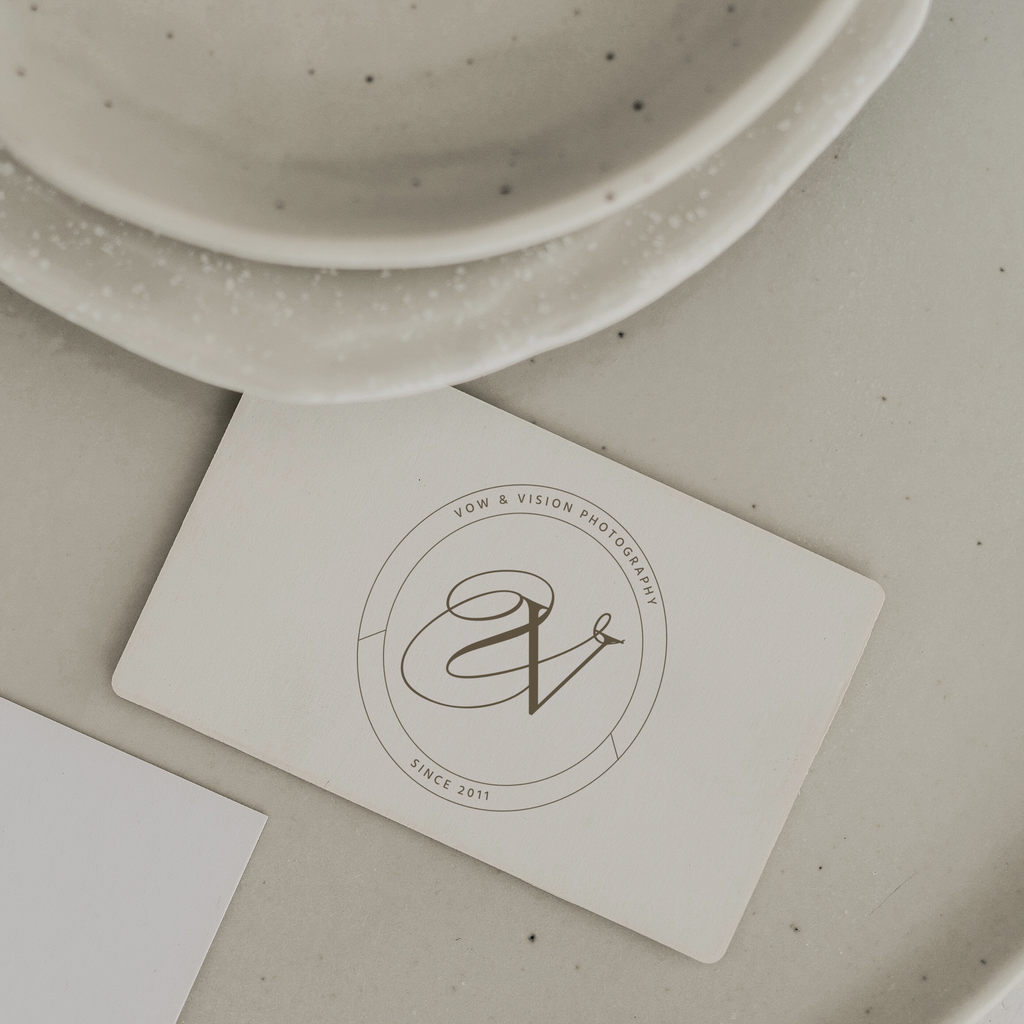 Vow & Vision Brand Kit - Romantic and Refined Branding for Wedding Professionals